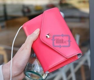 New Multifunctiona l Envelope Wallet Purse Phone Case for Iphone 4 4S