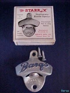 Barqs Wall Mount Bottle Opener1950S Star Rootbeer Cap