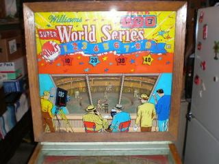 1951 Williams Super World Series Baseball Wood Rail Game