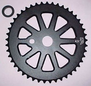 Chainring/BMX Freeagent Race Sprocket 45T 44T or 43T Your Choice Black
