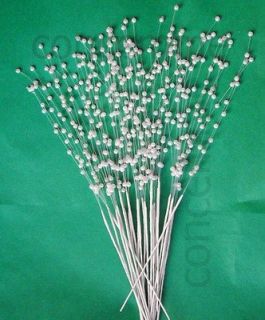 pearl spray 50 stems for flowers cakes weddings fascinators crafts