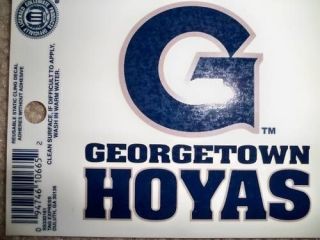 Georgetown Hoyas Window Decal Cling New