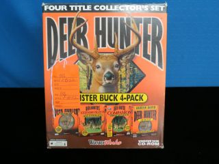 Deer Hunter Monster Buck 4 Pack PC CD original gun shooting hunt game