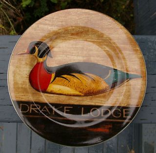 Warren Kimble Drake Lodge Duck Plate Sakura Country Inns Bird 8 1/8