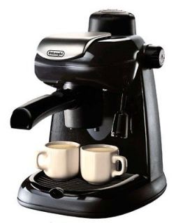 DeLonghi EC5 Steam Driven 4 Cup Espresso and Cappuccino Maker, Black