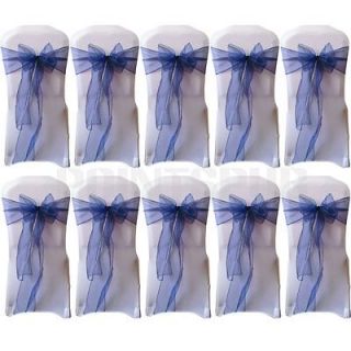 Organza Chair Cover Sashes Bow Table Runners for Wedding Party Decor