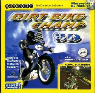 DIRT BIKE CHAMP PC GAME NEW/SEALED 95/98/ME/2000/ XP