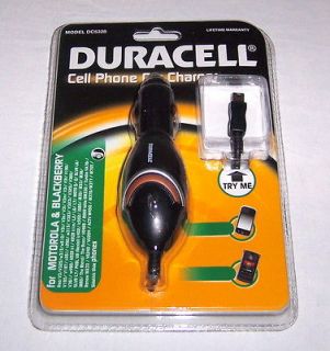 CELL PHONE CAR CHARGER AUTO CHARGER MOTOROLA & BLACKBERRY PHONES