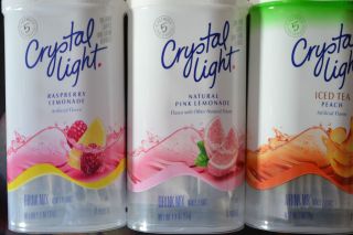 Crystal Light Raspberry Lemonade, Iced Tea Peach, & Pink Lemonade