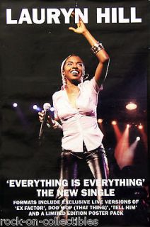 Fugees Lauryn Hill 1999 Everything Is Everything Original UK Promo