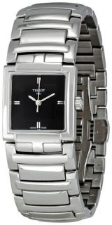 Evocation Black Dial Stainless Steel Ladies Watch T0513101105100