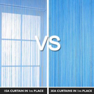 on Blue Background Handmade New Window Curtain Valance 43W x 13L