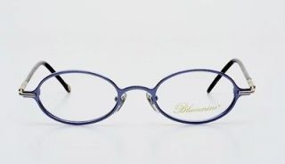 metallic blue w. anti allergic covered arms glasses by BLUMARINE M11K