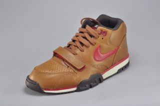 Nike Air Trainer 1 Mid Premium, Brown/Red, Size 11