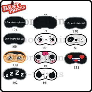 Sleep Eye Masks Travel Shade Blindfold Soft Spa Rest Cover Eyeshades