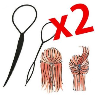 2PCS x Topsy Tail Hair Braid Pony Tail Maker Styling Tool Fashion Kit