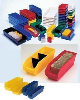 Storage Bins Shelf NEW inventory plastic 18x7x4
