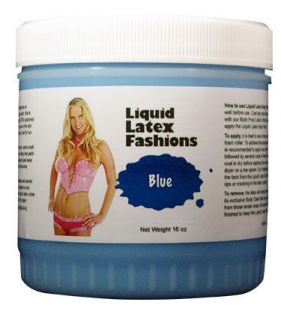 16oz Blue Liquid Latex Body Paint