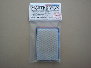 STEVE FEARSONS MASTER WAX RED BLUE BLACK WHITE CARD COLORS THREAD