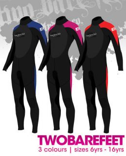 New Two Bare Feet SUPAFLEX Kids Full Body Wetsuit