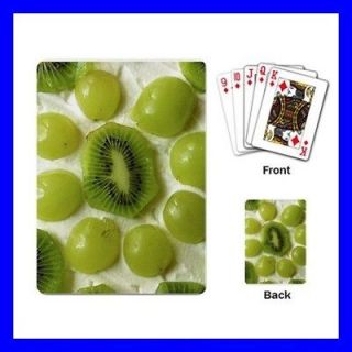 Playing Cards Poker Deck KIWI Cake Kiwifruit Fruit Chef Bakery