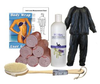 Herbal Body Wrap Home Care Kit Lose inches cellulite