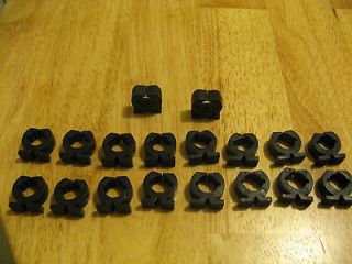 40 standard replacement rubber fishing rod tip holders rack clips w