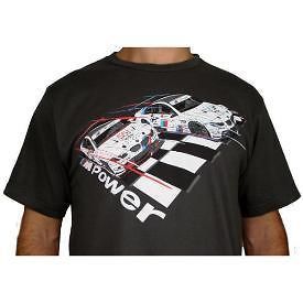 BMW M3 Racecar Photo Finish M Power Black Short Sleeve T Shirt w