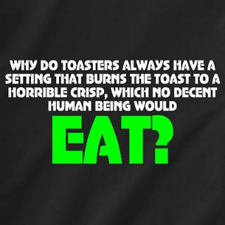 Why do toasters always have a setting that burns the toast retro Funny
