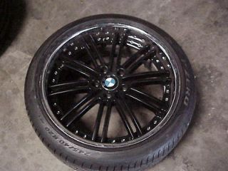 2007 2008 2009 2011 2012 BMW 7 series 20 black wheel 245/40/20 tire