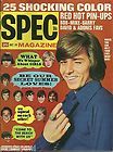 16 SPEC Magazine Oct 1970 Bobby Sherman David Cassidy J