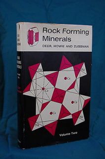 Rock Forming Minerals Vol. 2 Chain Silicates Deer & Howie & Zussman