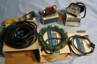 Vintage OMC DU 15 Boat Motor Stator, Cables, Heat Sink, Diode
