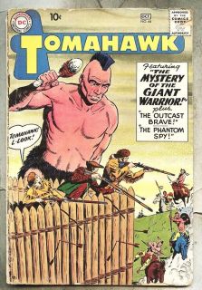 Tomahawk #64 1959 Mystery Of The Giant Warrior Bob Brown