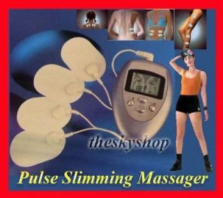Electrostimula teur électrode Massage Muscle 8 programme CF#A