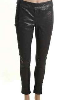 Famous Catalog Moda NEW Black Leather Front Ponte Back Pull On