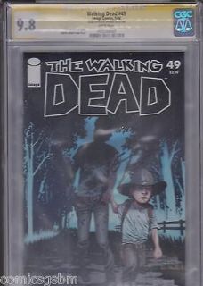 THE WALKING DEAD # 49 CGC GRADED 9.8 SIGNATURE SERIES SIGNED 9/27/08 R