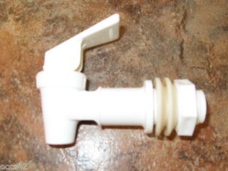 Water Bottle or water crock dispenser Spigot, White