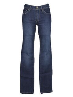 James Jeans Womens Hunter Nassau Blue High Rise Straight Jeans 26 $198