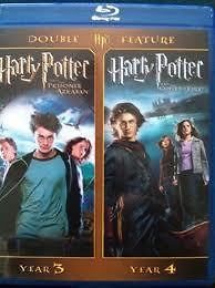 Harry Potter Double Feature Year 3 & Year 4 Blu ray 2 Disc Set