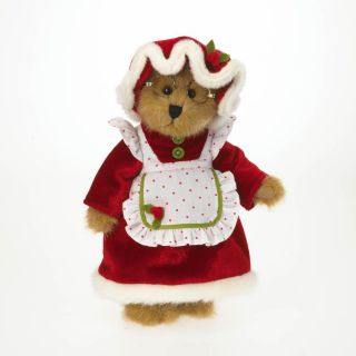 Boyds Bears Mrs. Kringlebeary ~ Mrs. Claus ~ Santas Workshop Plush