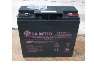 BATTERY B.B. EVP20 12 i2 12V 20AH FOR HIGH POWER HIGH CYCLE USE