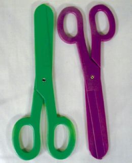 GIANT SCISSORS clown accessories PROP scissor fake cut