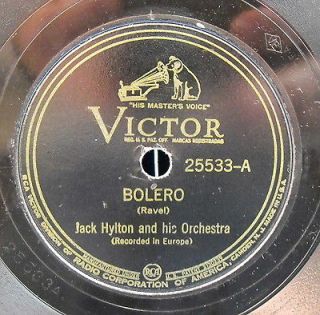 Jack Hylton   Bolero & Vienna, City of My Dreams   78 rpm