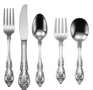 Stainless 5 Piece Baby & Child Flatware Set   Brahms or Paul Revere