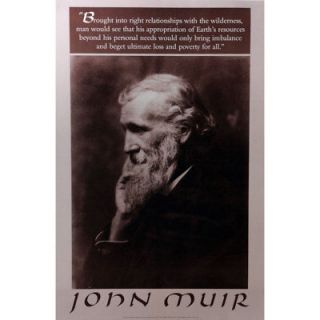 Rare John Muir Poster   Vintage Pomegranate OOP