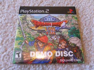 Dragon Quest VIII Journey of the Cursed King (Demo Edition) PS2