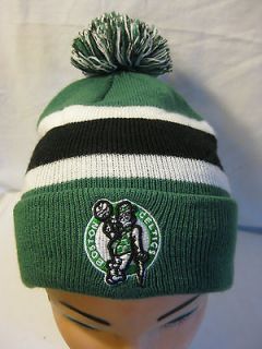 Boston Celtics Knit Cap Hat Lepracon Emblem NBA Hardwood Classics