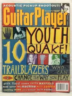 GUITAR PLAYER MAGAZINE YOUTH QUAKE PINK FLOYD LES CLAYPOOL BUCKETHEAD