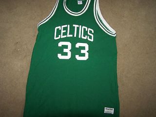 Boston Celtics Larry Bird NBA Throwback Green Basketball Jersey Large